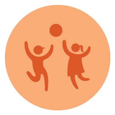 orange active play icon